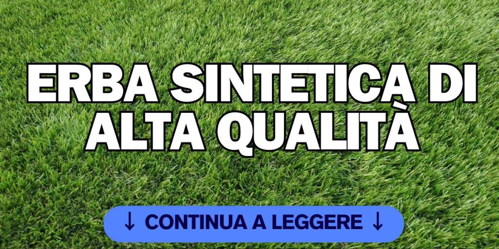 Erba sintetica di alta qualità per campi sportivi e giardini, resistente e durevole.
