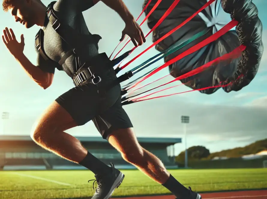 Paracadute per allenamento velocità – Potenzia resistenza e forza esplosiva